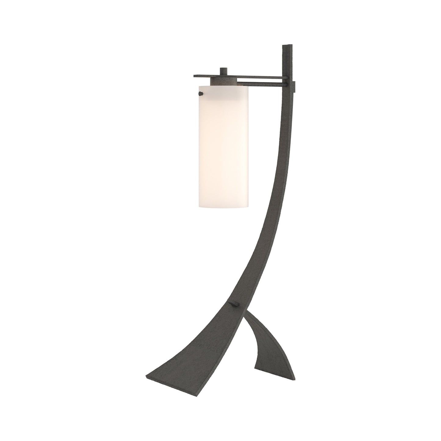 Stasis Glass Table Lamp in Natural Iron.