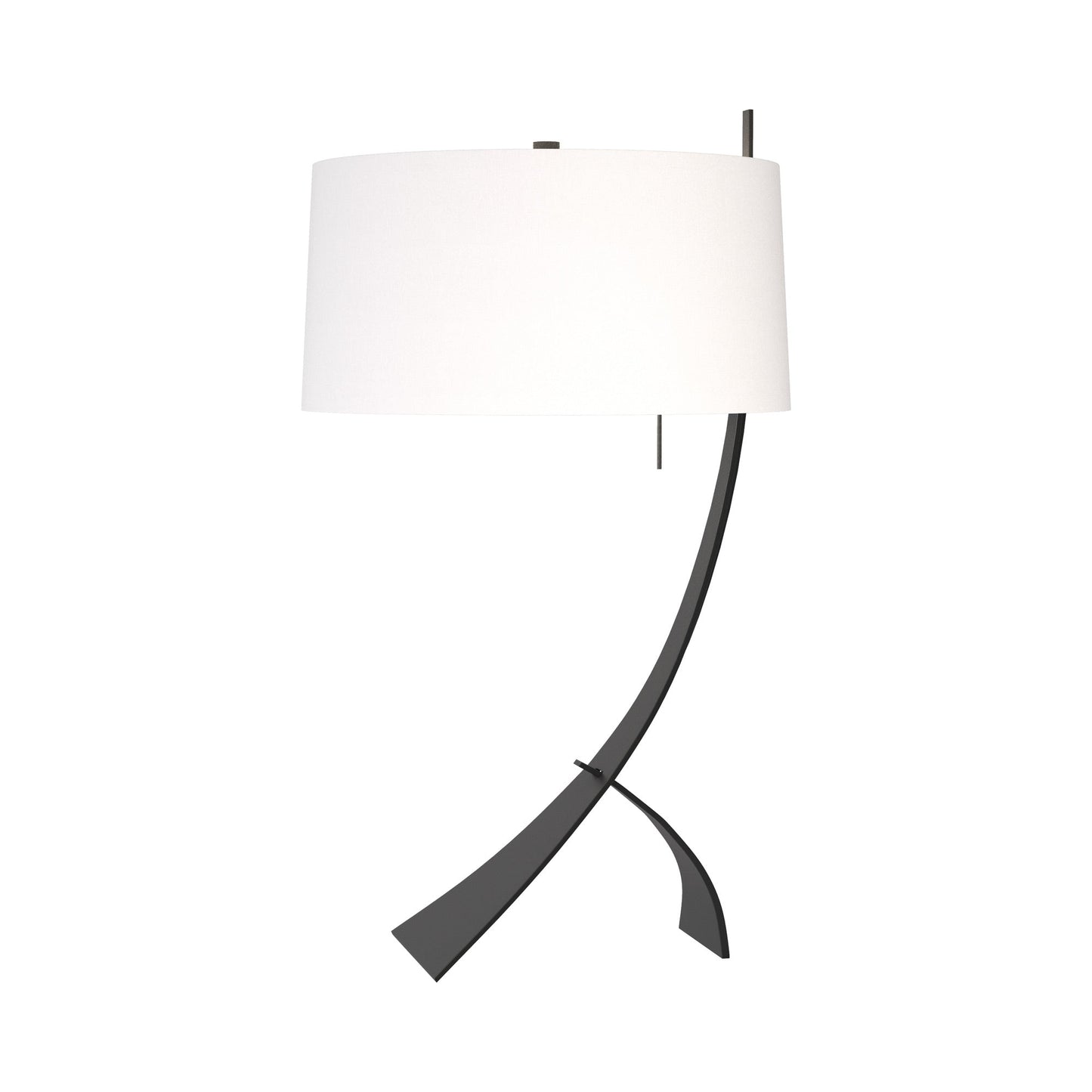 Stasis Table Lamp in Black/Natural Anna.