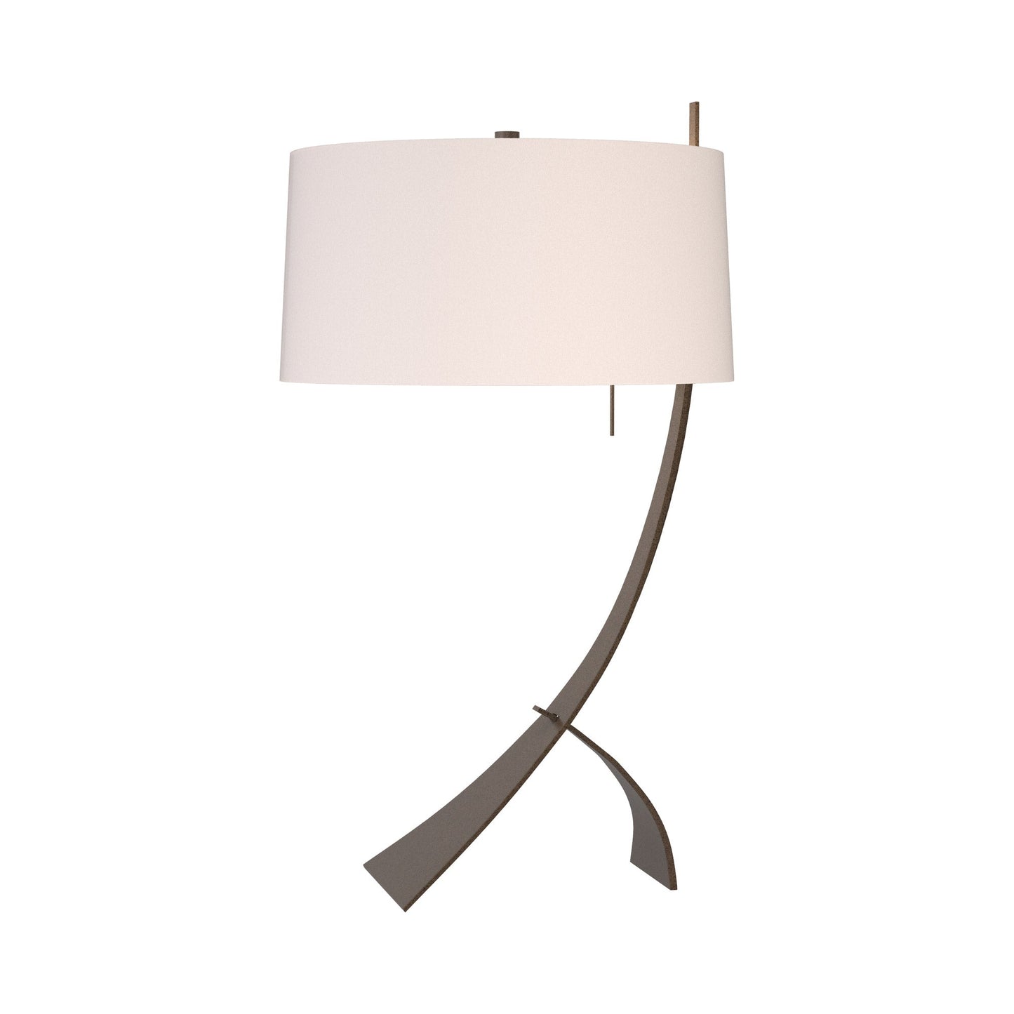 Stasis Table Lamp in Bronze/Flax.