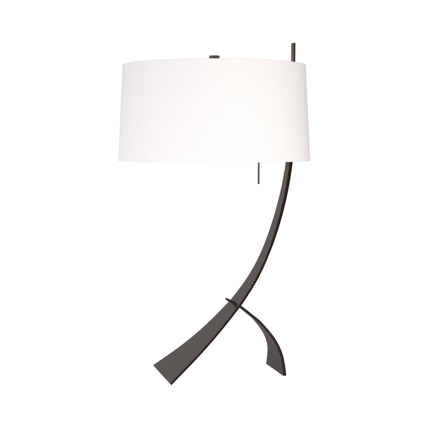 Stasis Table Lamp in Oil Rubbed Bronze/Natural Anna.