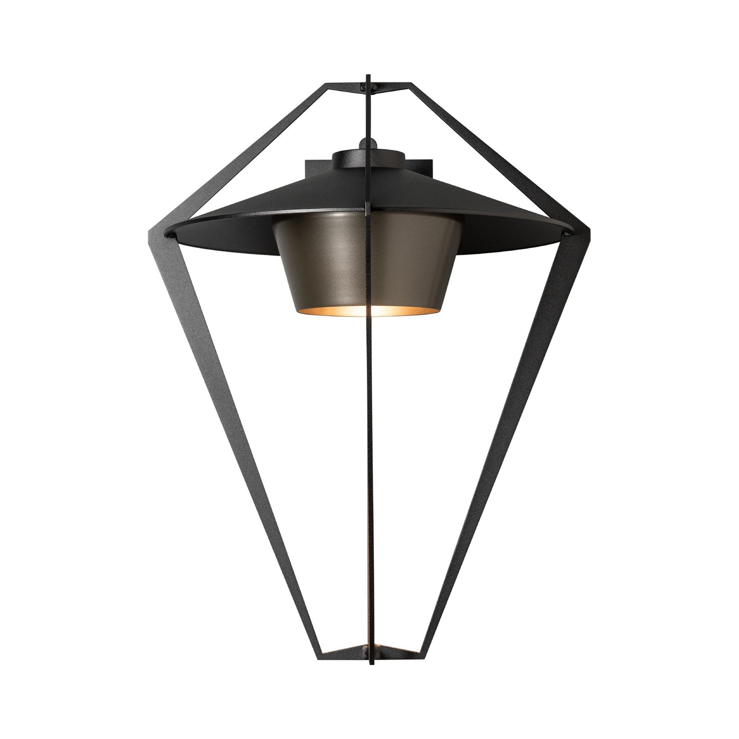 Stellar Dark Sky Outdoor Wall Light in Coastal Black/Coastal Dark Smoke (23.5-Inch).