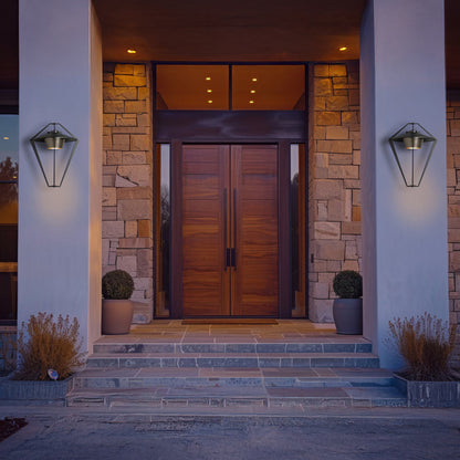 Stellar Dark Sky Outdoor Wall Light in Outside Area.