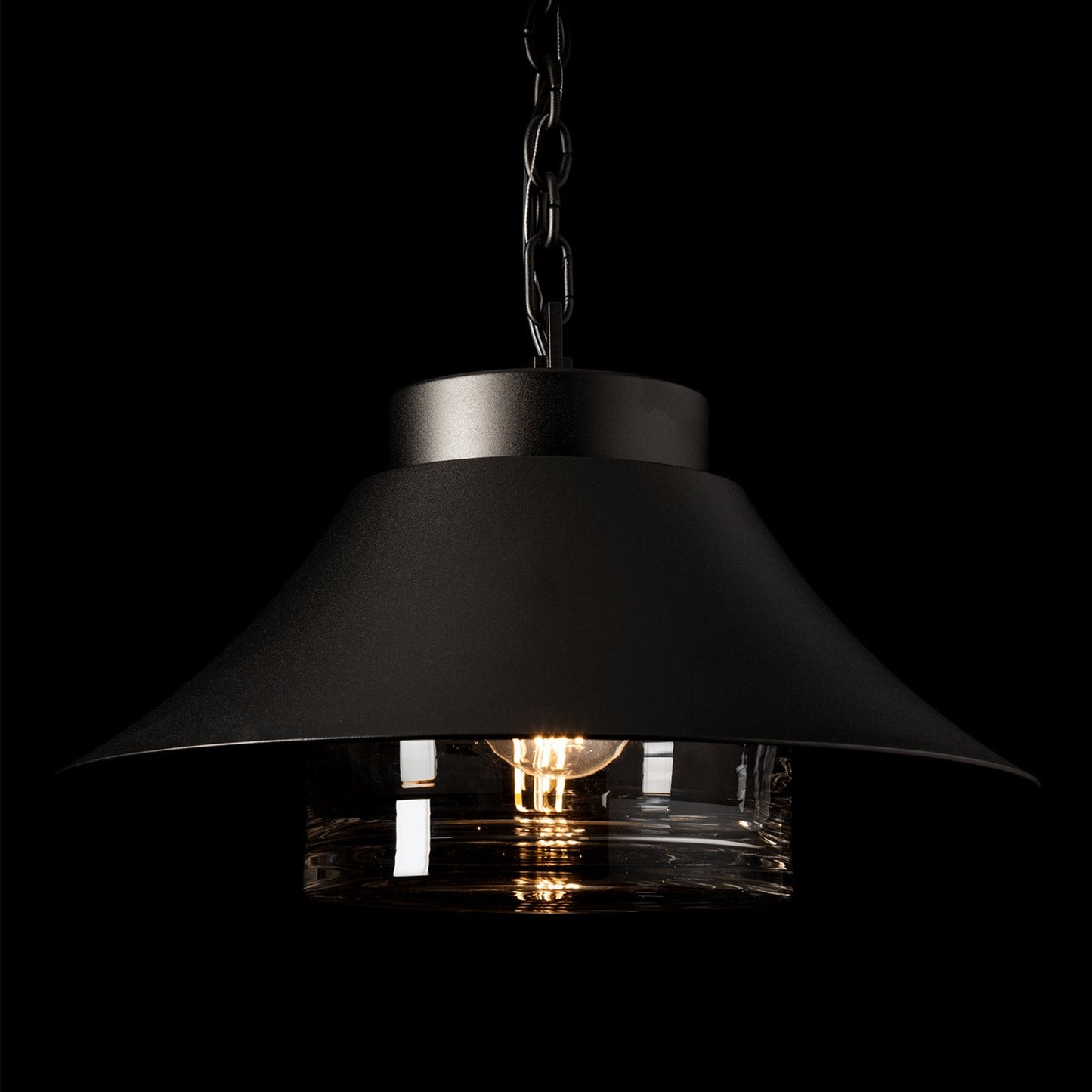 Stowe Single Outdoor Pendant Light in Detail.