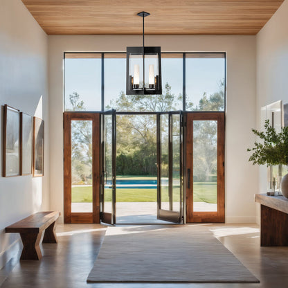 Summit Lantern Pendant Light in living room.
