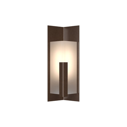 Summit Outdoor Wall Light in Coastal Bronze/Frosted Glass (18.7-Inch).