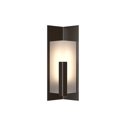 Summit Outdoor Wall Light in Oil Rubbed Bronze/Frosted Glass (18.7-Inch).
