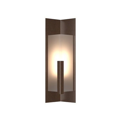 Summit Outdoor Wall Light in Coastal Bronze/Frosted Glass (27.3-Inch).