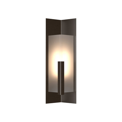 Summit Outdoor Wall Light in Oil Rubbed Bronze/Frosted Glass (27.3-Inch).