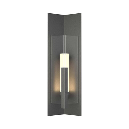 Summit Outdoor Wall Light in Natural Iron/Clear Glass (34-Inch).