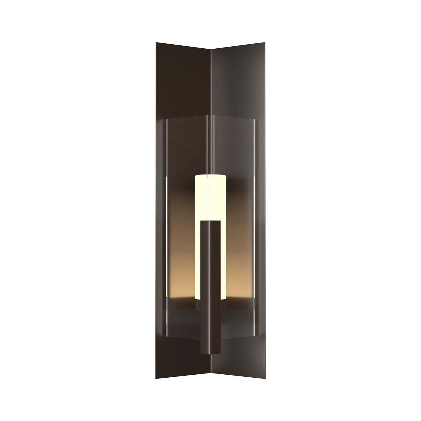 Summit Outdoor Wall Light in Oil Rubbed Bronze/Clear Glass (34-Inch).