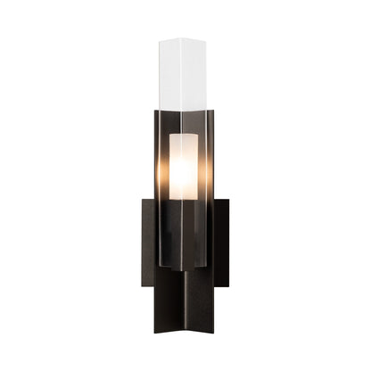 Summit Wall Light in Oil Rubbed Bronze/Clear Glass.