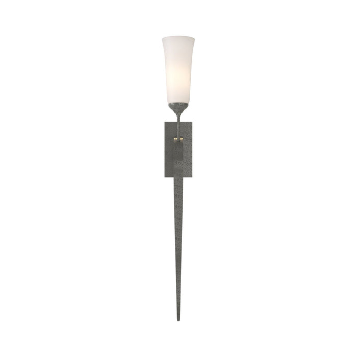 Sweeping Taper ADA Wall Light in Natural Iron.