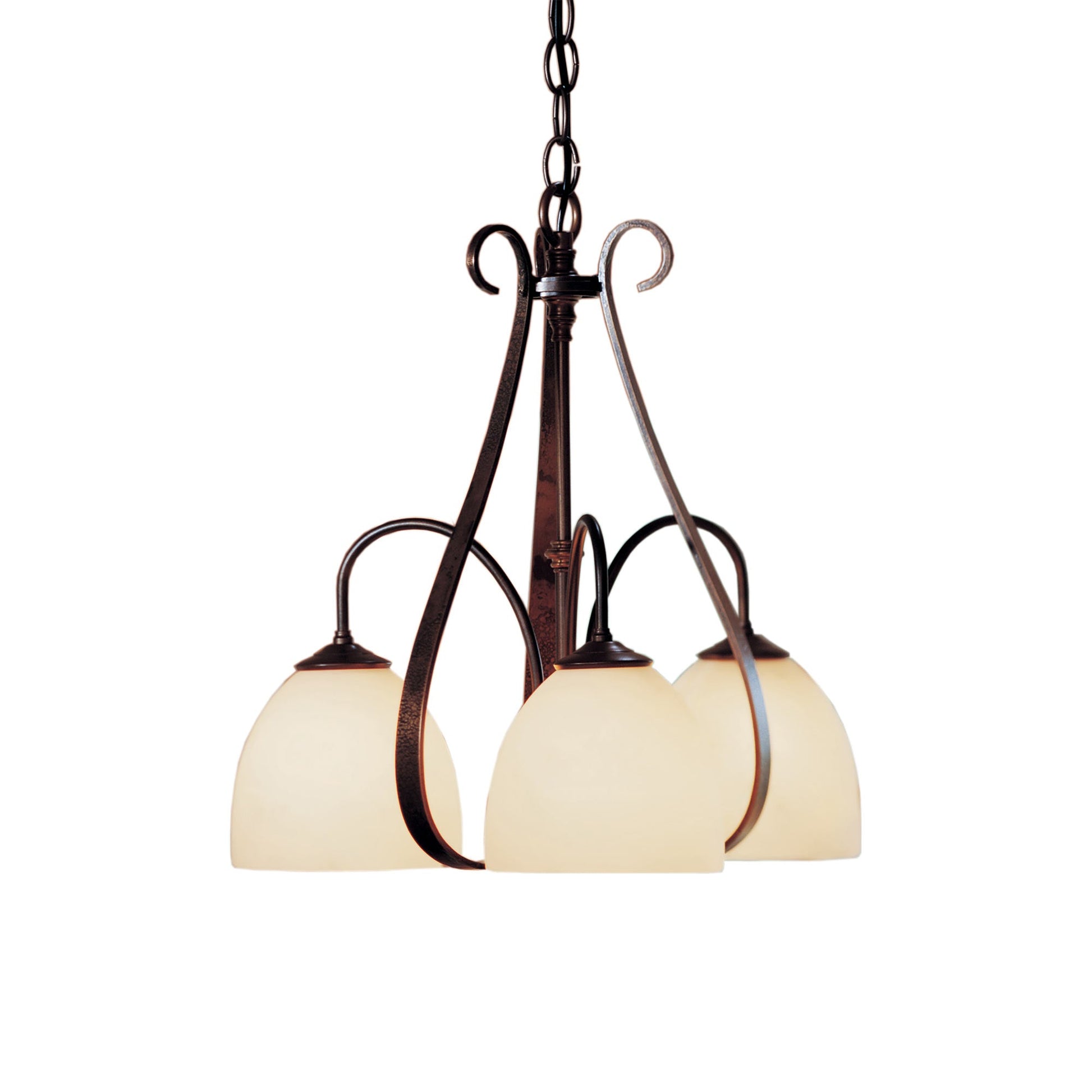 Sweeping Taper Chandelier in Detail.