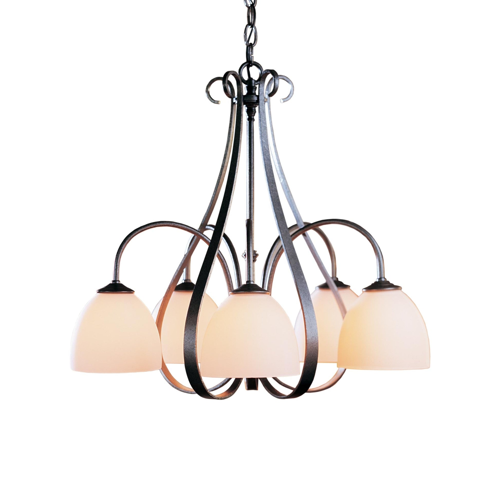 Sweeping Taper Chandelier in Detail.
