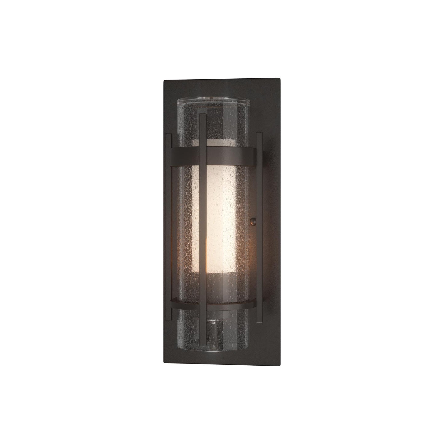 Torch Outdoor Wall Light in Coastal Oil Rubbed Bronze (15.8-Inch).