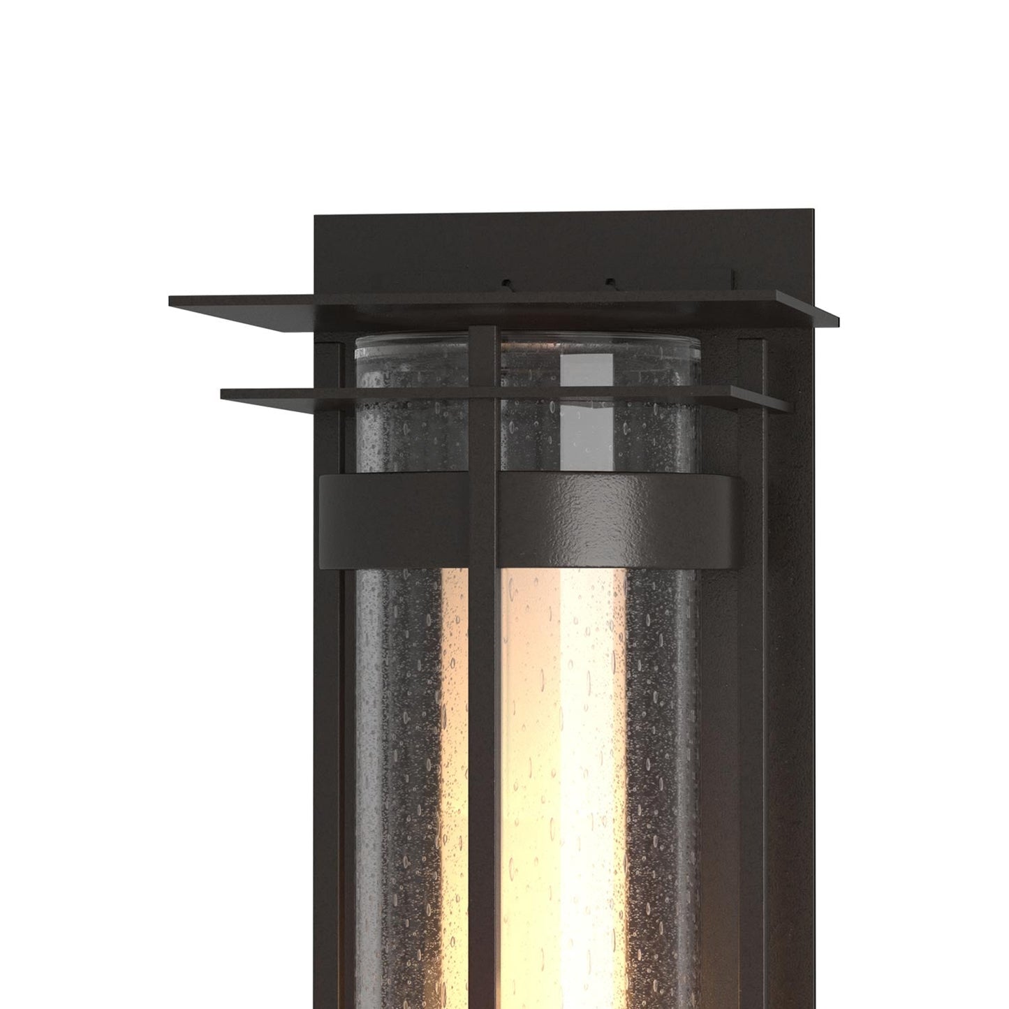 Torch Outdoor Wall Light with Top Plate in Detail.