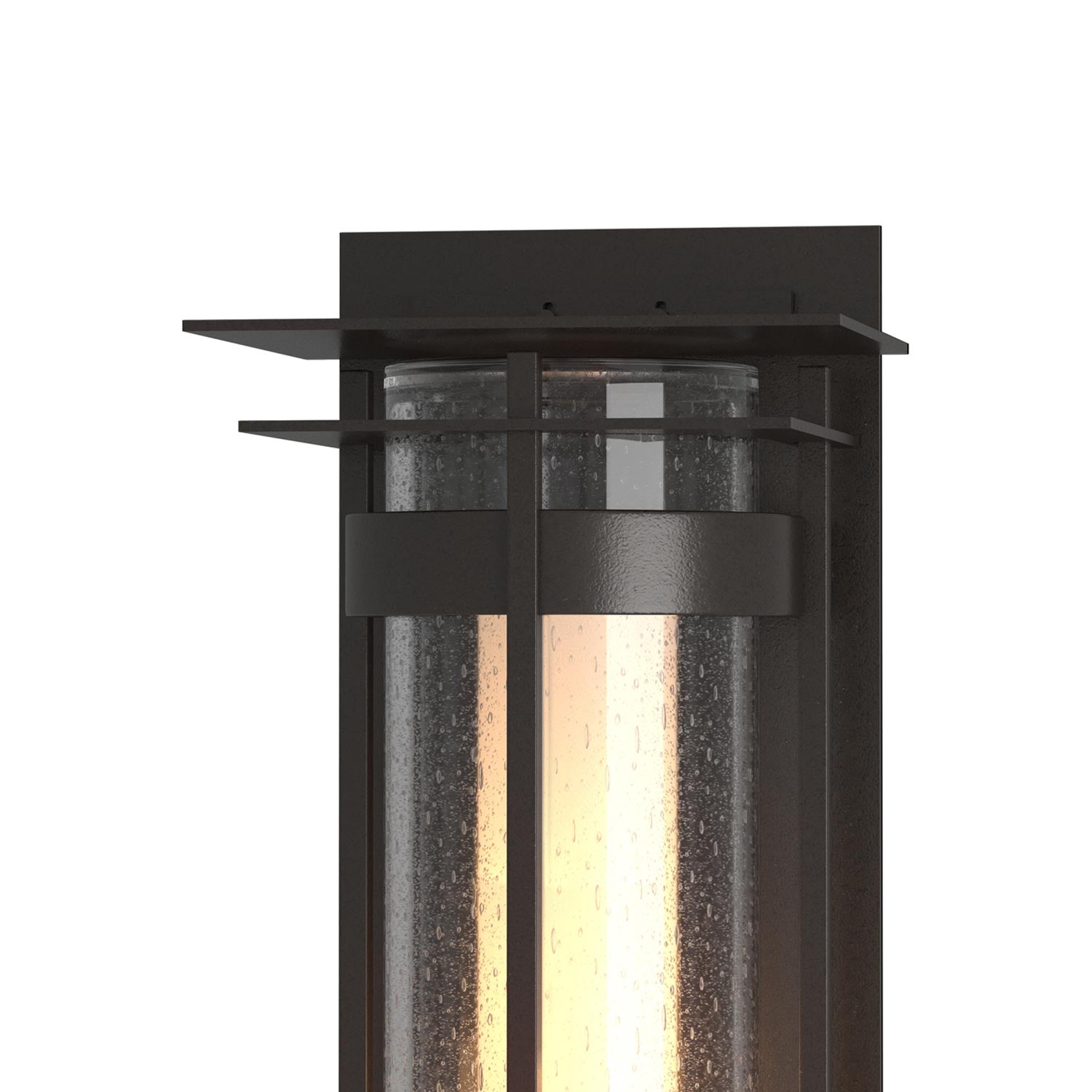 Torch Outdoor Wall Light with Top Plate in Detail.