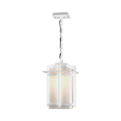 Tourou Outdoor Pendant Light in Coastal White.