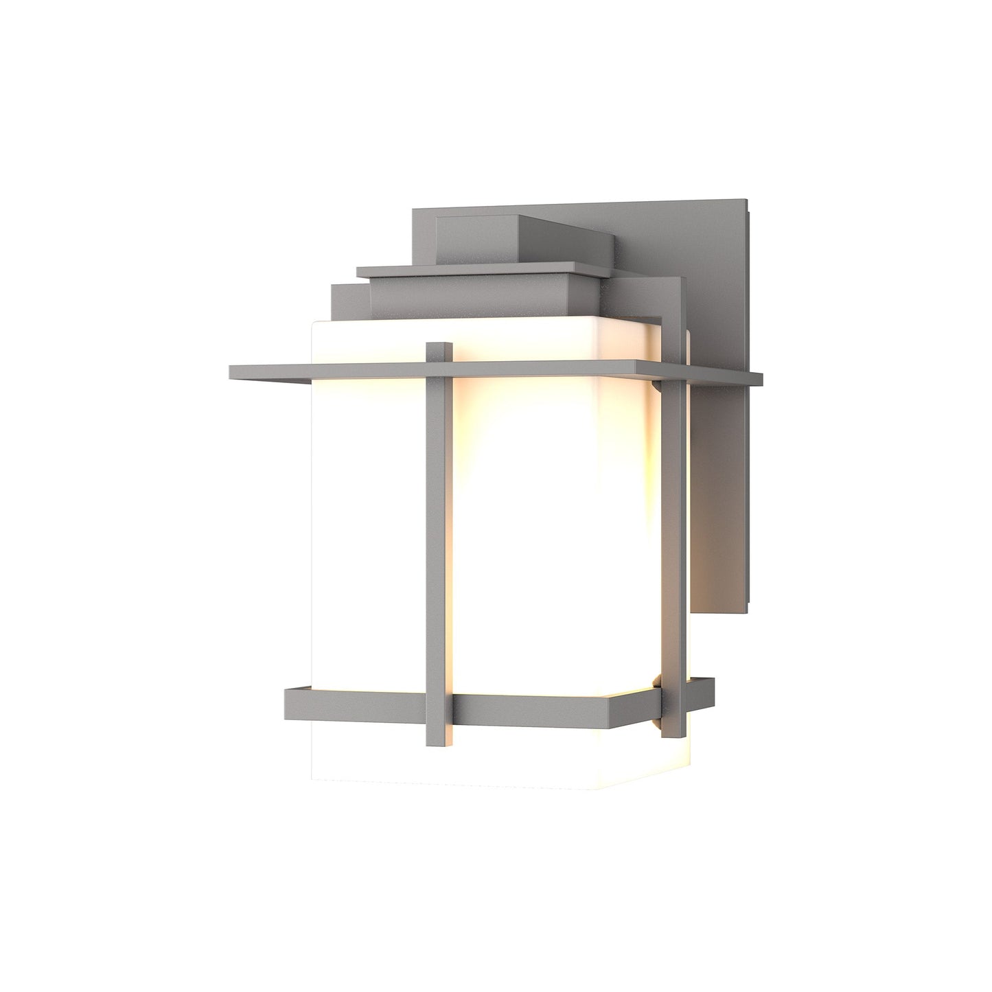 Tourou Outdoor Wall Light in Coastal Burnished Steel (7.4-Inch).