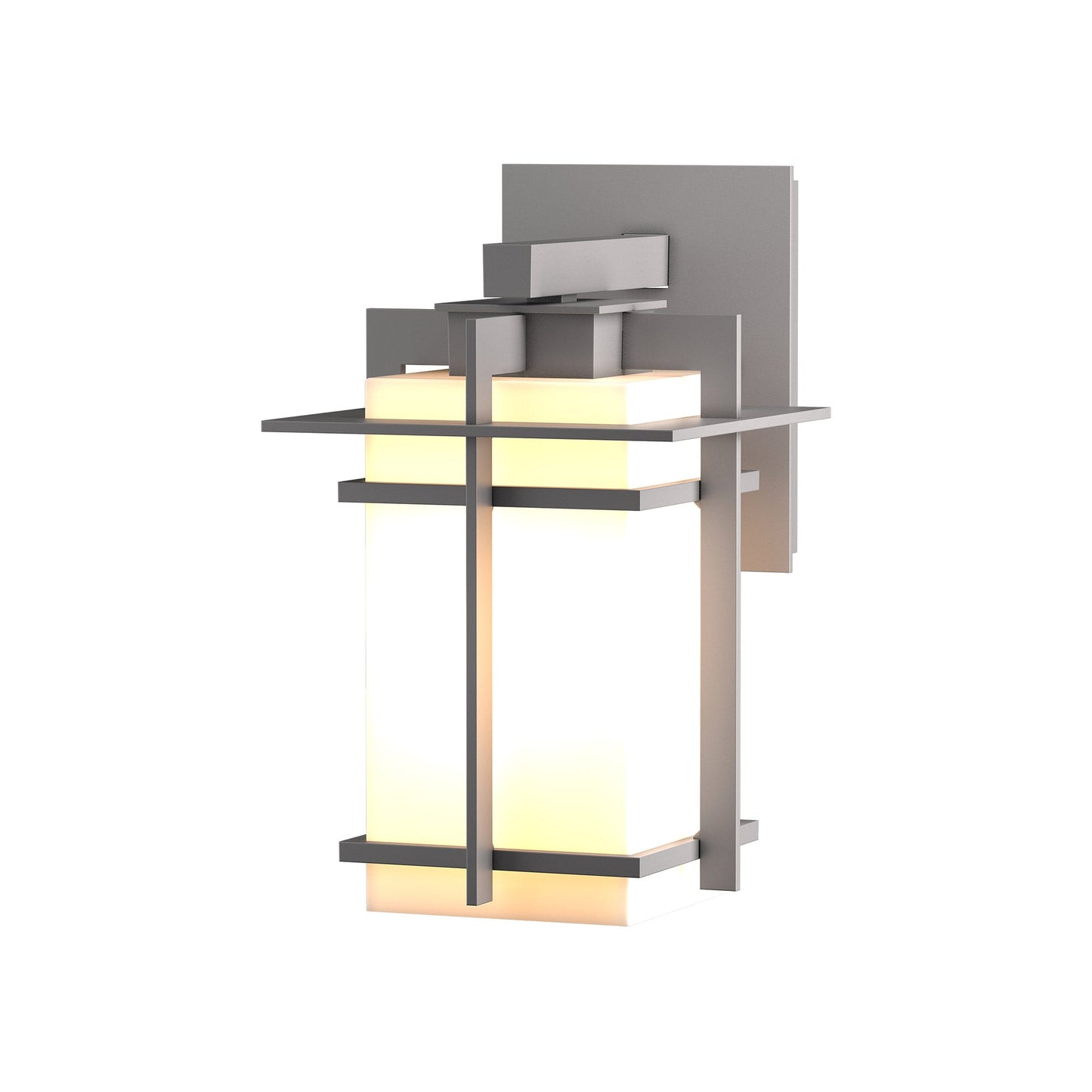Tourou Outdoor Wall Light in Coastal Burnished Steel (11.4-Inch).