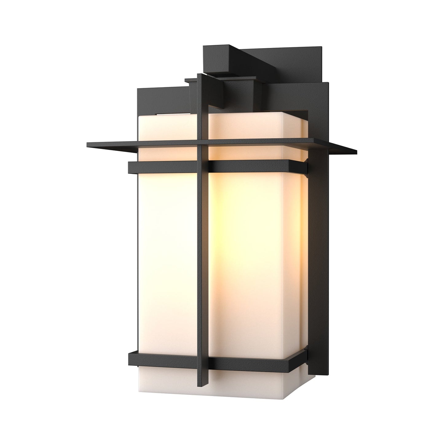 Tourou Outdoor Wall Light in Coastal Black (13.9-Inch).