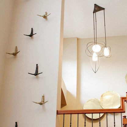 Treble Multi-Light Pendant Light in living room.