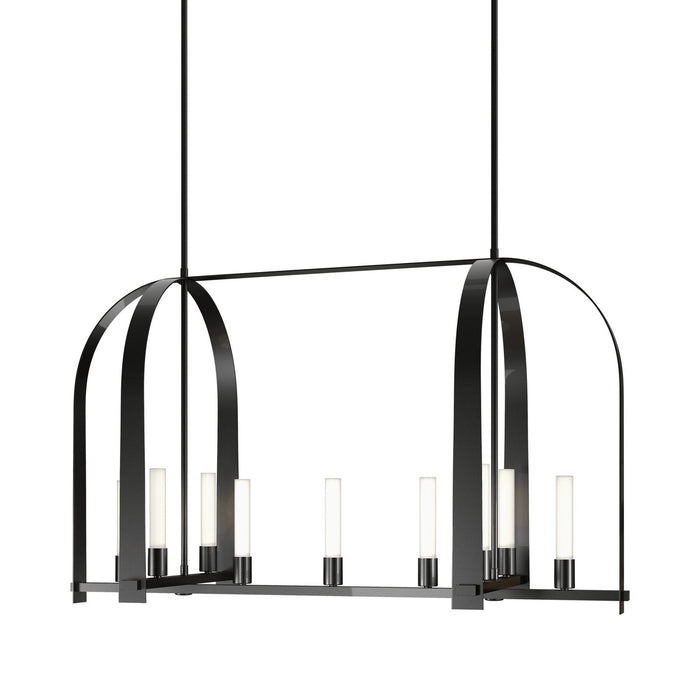Triomphe Linear Pendant Light in Ink.