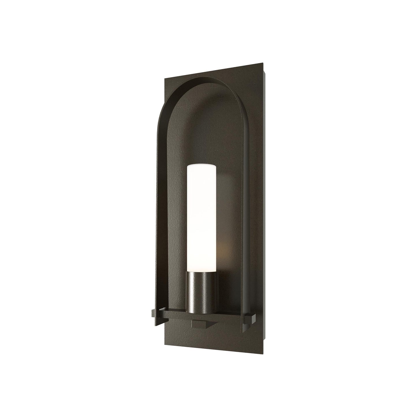 Triomphe Outdoor Wall Light in Oil Rubbed Bronze/Opal Glass (24-Inch).