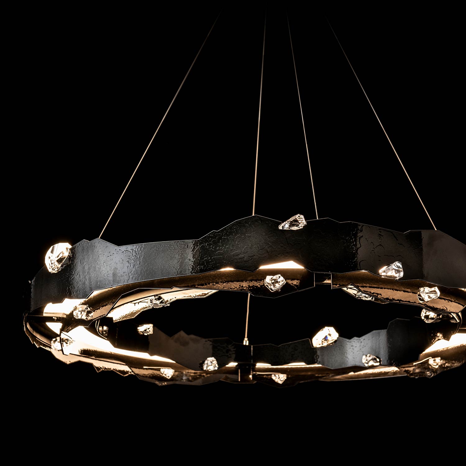 Trove LED Circular Pendant Light in Detail.