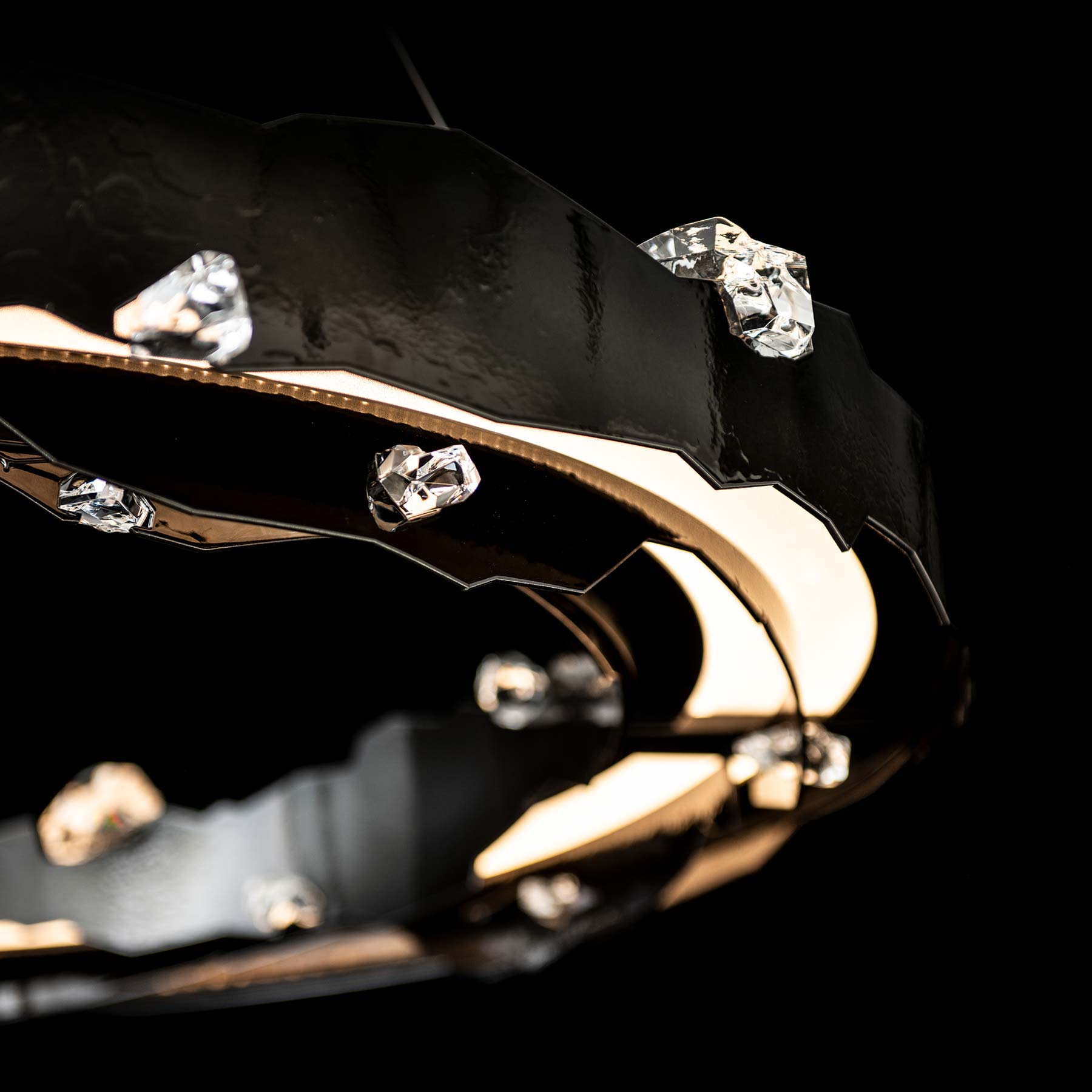 Trove LED Circular Pendant Light in Detail.