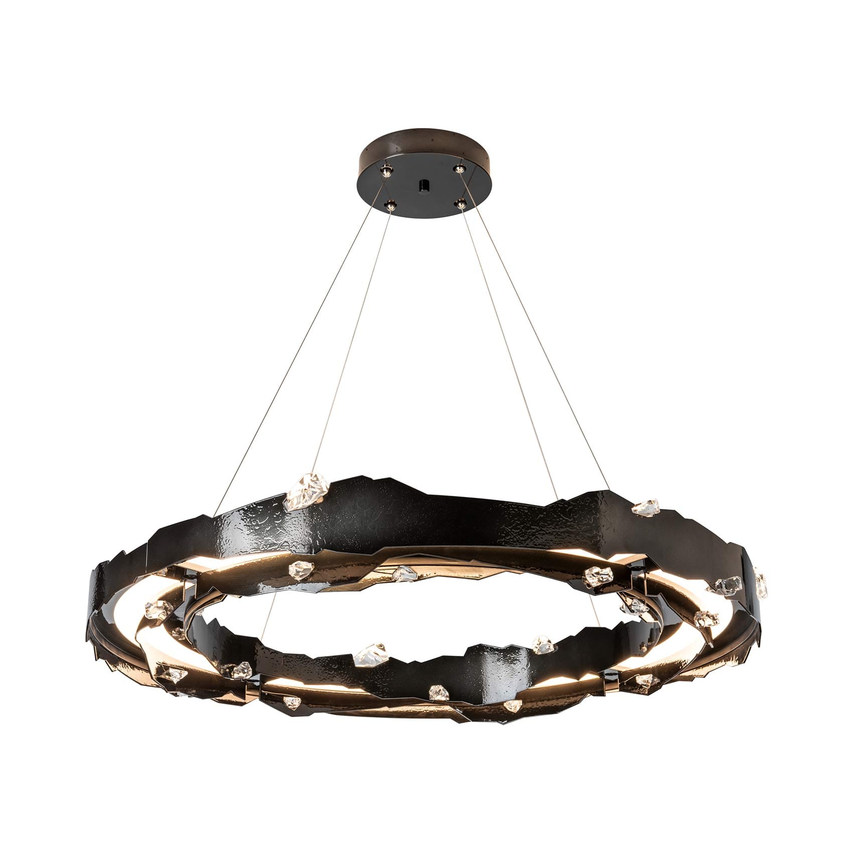 Trove LED Circular Pendant Light in Detail.