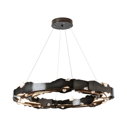 Trove LED Circular Pendant Light in Detail.