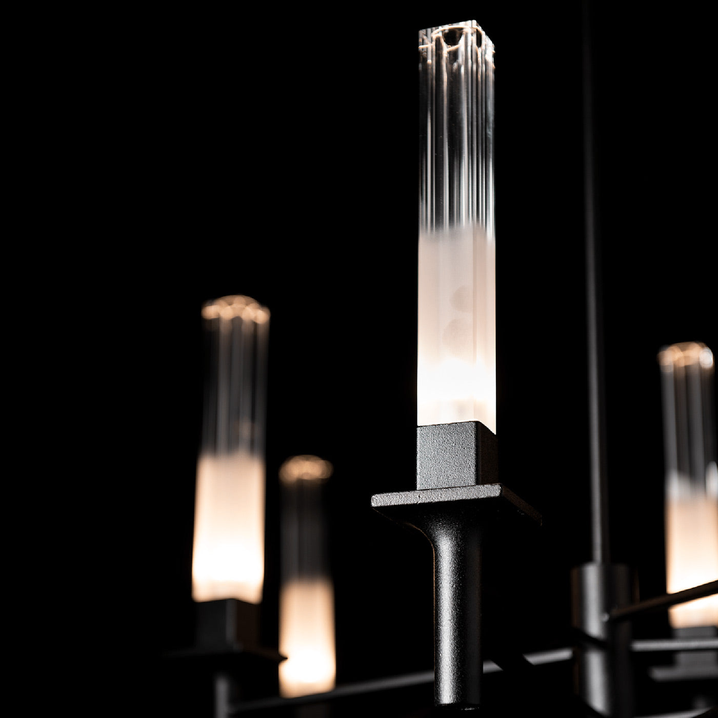 Truss Linear Chandelier in Detail.
