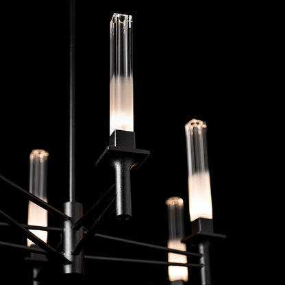 Truss Linear Chandelier in Detail.