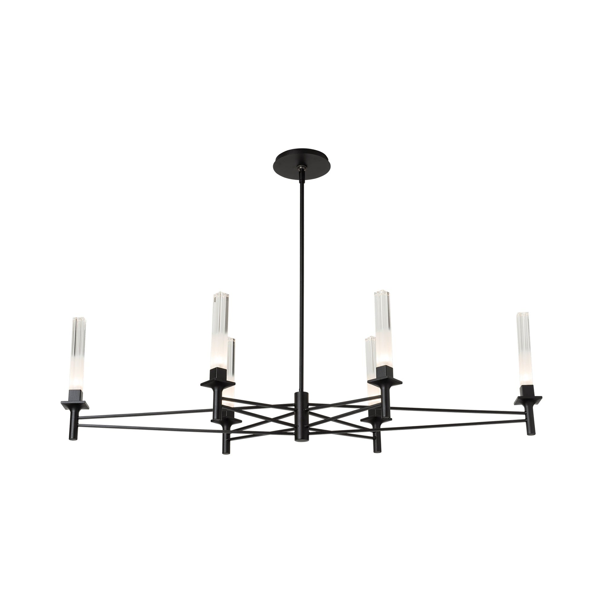 Truss Linear Chandelier in Detail.