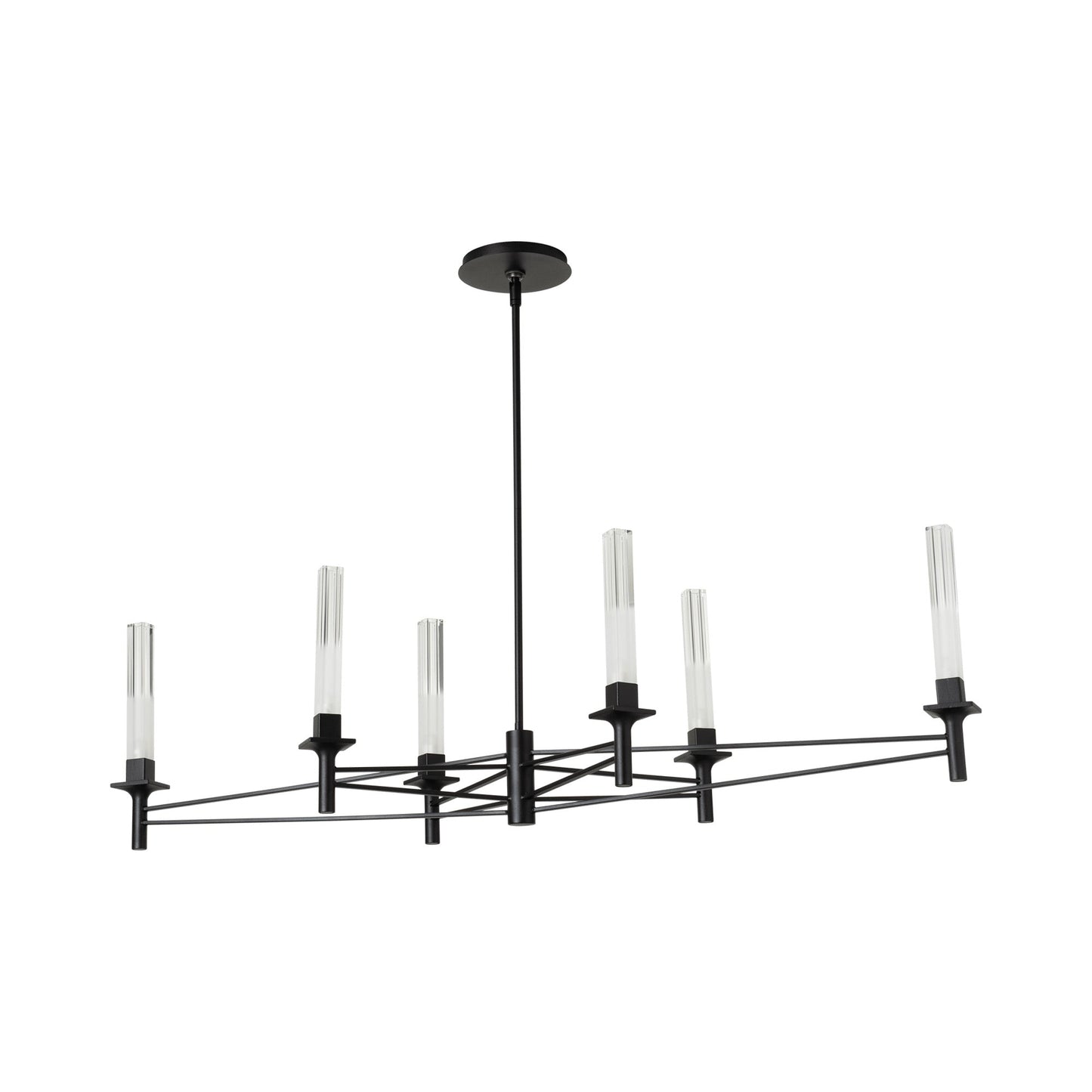 Truss Linear Chandelier in Detail.
