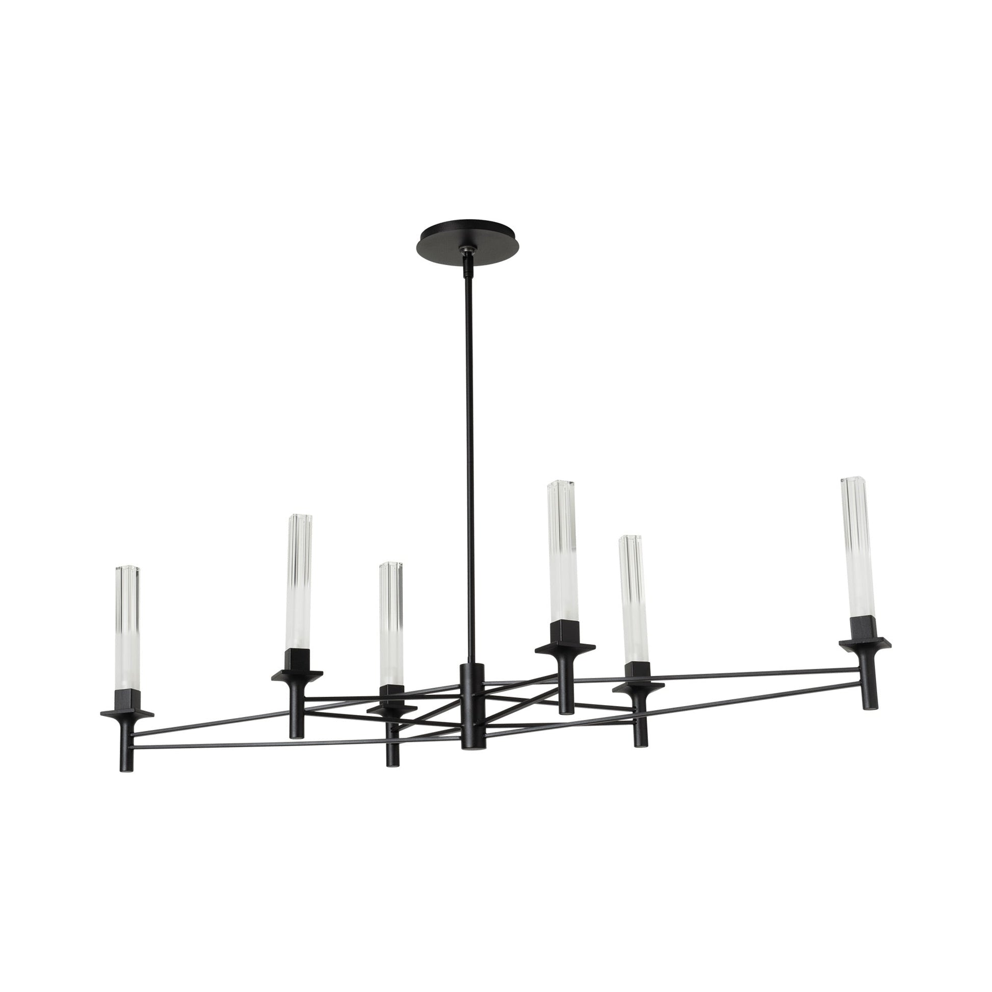 Truss Linear Chandelier in Detail.