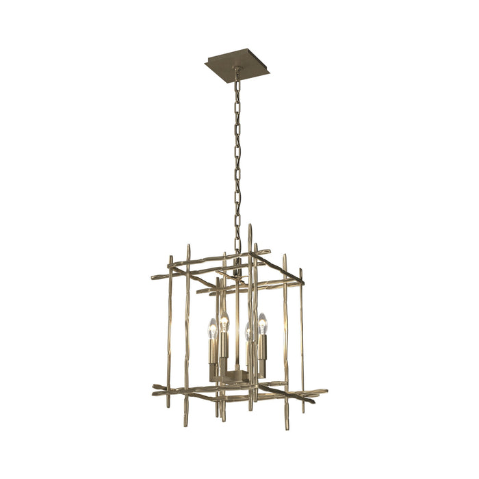 Tura Chandelier in Soft Gold (Small).
