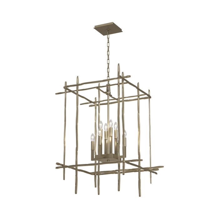 Tura Chandelier in Soft Gold (Large).
