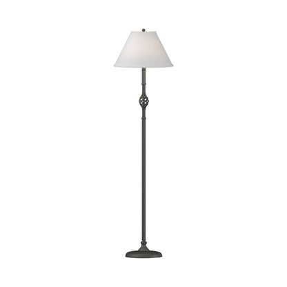 Twist Basket Floor Lamp in Natural Iron.