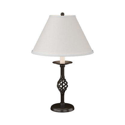 Twist Basket Table Lamp in Oil Rubbed Bronze.