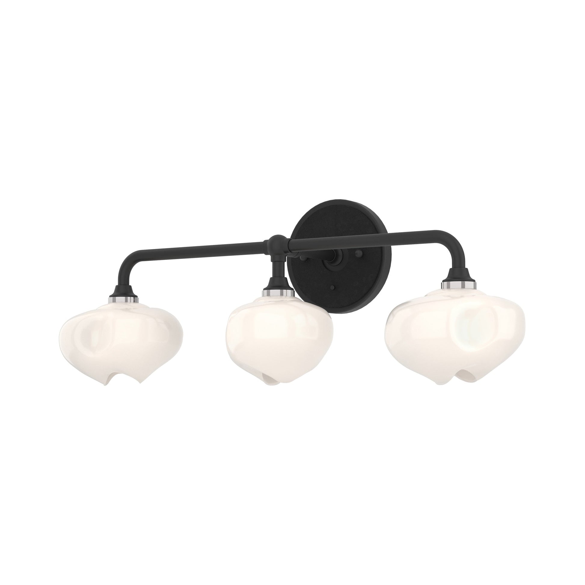 Ume Bath Vanity Light in Black/Black.