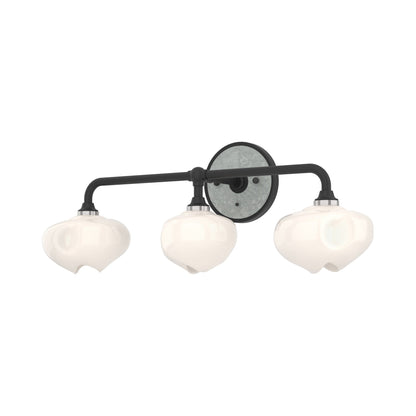 Ume Bath Vanity Light in Black/Vintage Platinum.