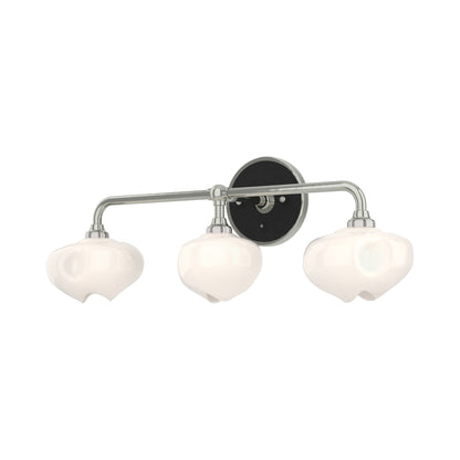 Ume Bath Vanity Light in Sterling/Black.