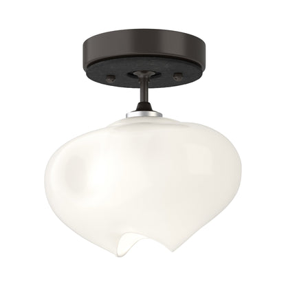 Ume Semi Flush Mount Ceiling Light in Oil Rubbed Bronze/Black.