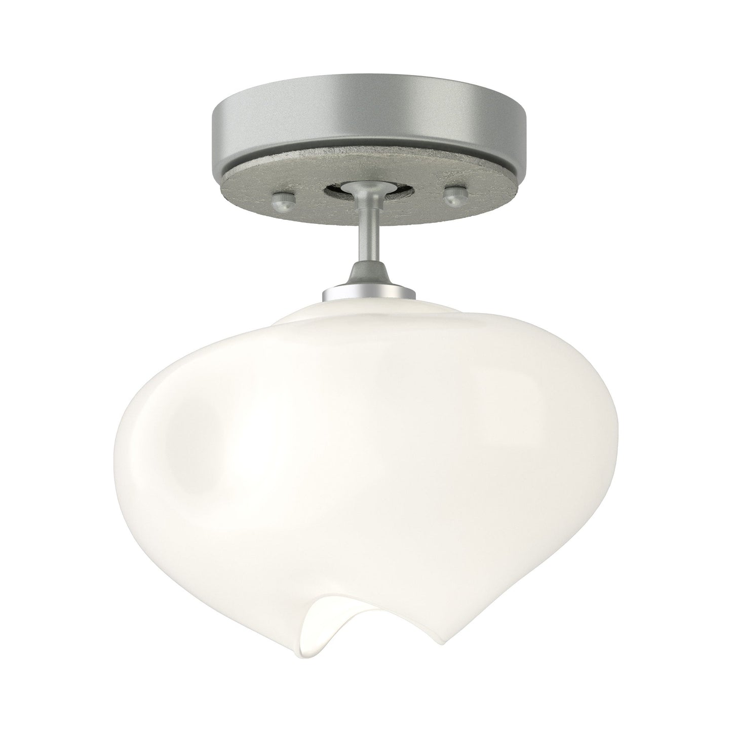 Ume Semi Flush Mount Ceiling Light in Vintage Platinum/Sterling.