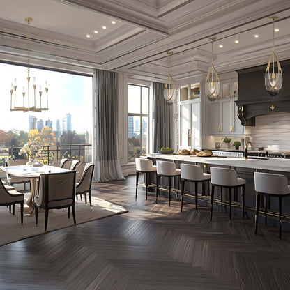 Vaso Pendant Light in dining room.