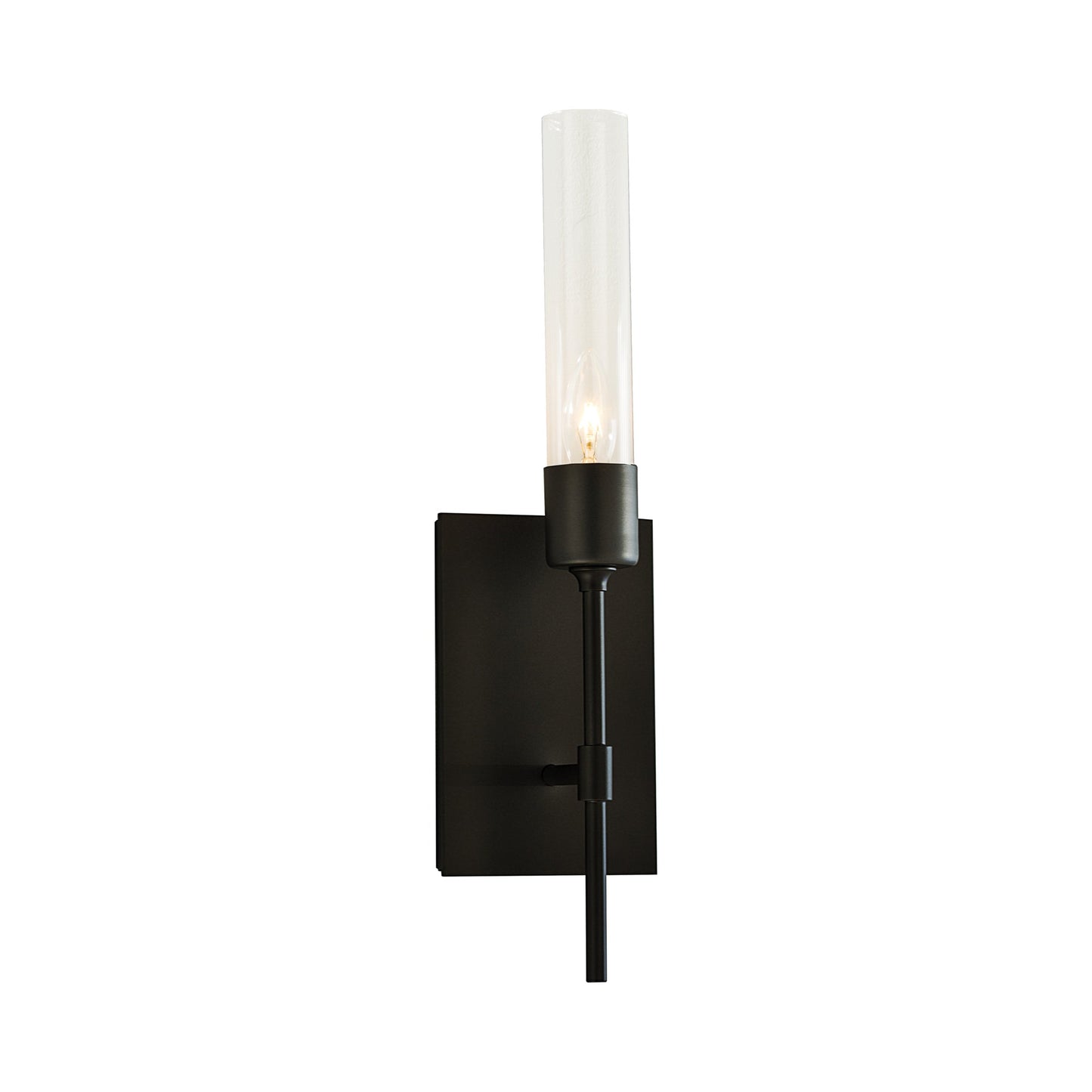 Vela Wall Light in Oil Rubbed Bronze/Clear Glass.