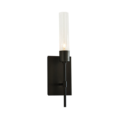 Vela Wall Light in Oil Rubbed Bronze/Clear Glass.