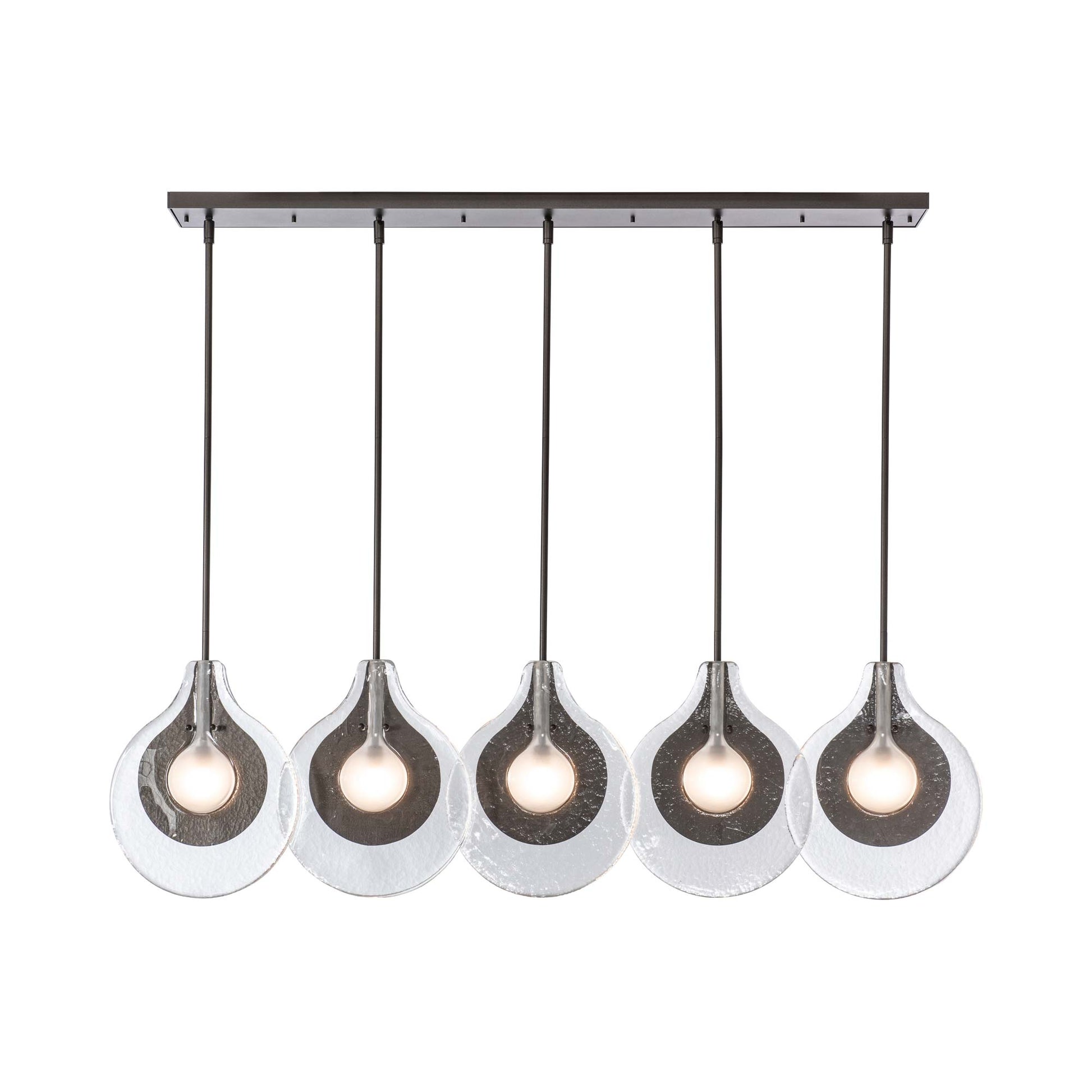 Veneto Linear Pendant Light in Oil Rubbed Bronze.